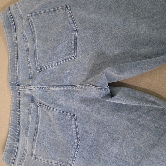 Soft Surroundings Women's Light Blue Straight Leg Jeans CROP SIZE 1X - Picture 6 of 6